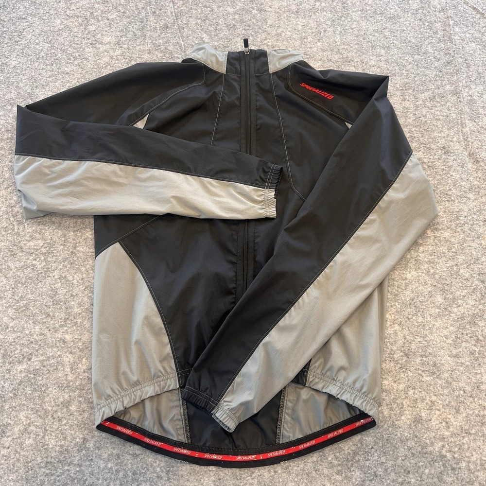 Specialized Men's Black Lightweight Cycling Jacket Size L